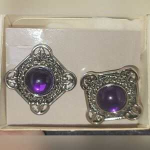 Vintage Avon Brooch And Matching Earrings